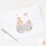 PEBBBLES™ Love Swirls Classic Round Sticker