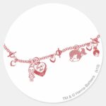 PEBBLES™ Friendship Chain Classic Round Sticker