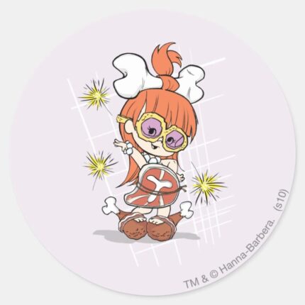 PEBBLES™ Goes Gaga Classic Round Sticker