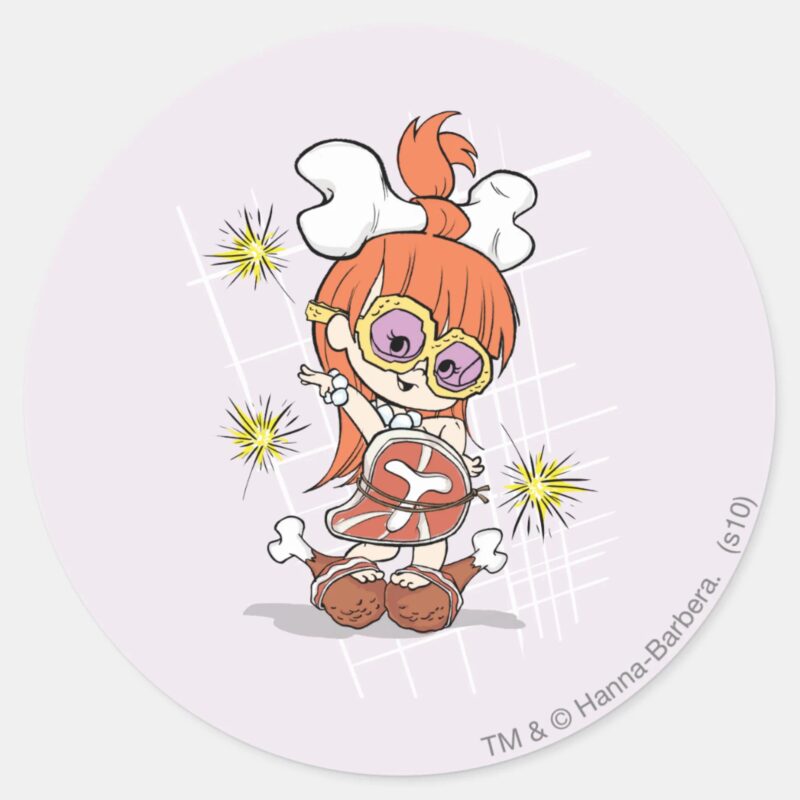 PEBBLES™ Goes Gaga Classic Round Sticker