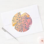 PEBBLES™ Grooming Bam Bam Classic Round Sticker