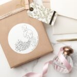 PEBBLES™ In Peacock Classic Round Sticker