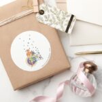 PEBBLES™ In The Stars � Classic Round Sticker