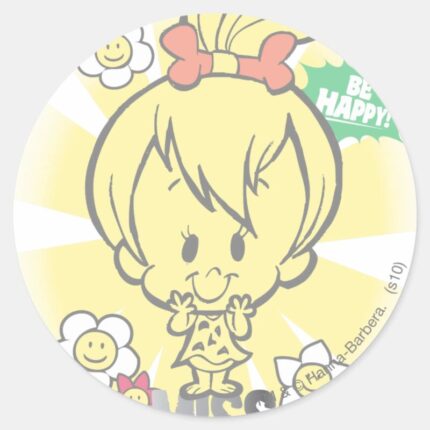 PEBBLES™ Miss Wonderful Classic Round Sticker