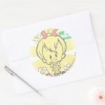 PEBBLES™ Miss Wonderful Classic Round Sticker