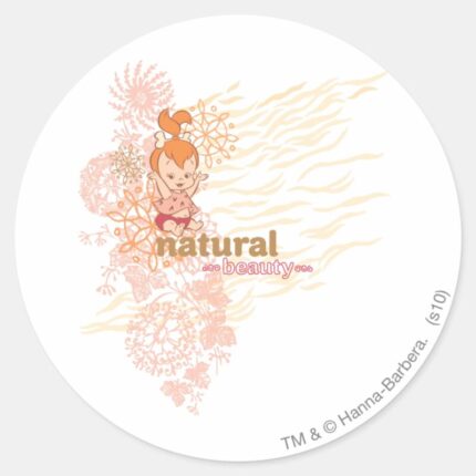 PEBBLES™ Natural Beauty Classic Round Sticker
