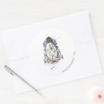 PEBBLES™ Pretty In Reflection Classic Round Sticker