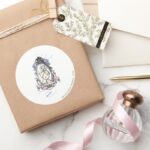 PEBBLES™ Pretty In Reflection Classic Round Sticker