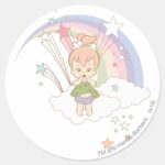 PEBBLES™ Rainbow Stars Classic Round Sticker
