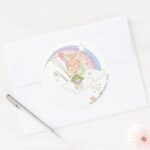 PEBBLES™ Rainbow Stars Classic Round Sticker