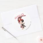 PEBBLES™ Rock Star Classic Round Sticker