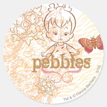 PEBBLES™ Sandy Design Classic Round Sticker