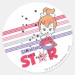 PEBBLES™ Shining Stars Classic Round Sticker