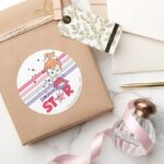 PEBBLES™ Shining Stars Classic Round Sticker