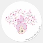 PEBBLES™ Star Print Classic Round Sticker