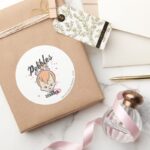 PEBBLES™ Stars And Hearts Classic Round Sticker