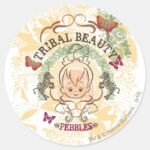 PEBBLES™ Tribal Beauty Classic Round Sticker
