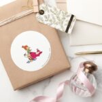 PEBBLES™ And Bam Bam And Dino Playtime Classic Round Sticker