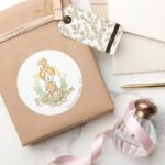 PEBBLES™ In Lotus Flower Classic Round Sticker