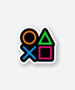 PS Buttons Sticker