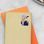 Pam Jim Dwight Scott TV Shows Stickers