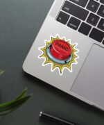 Panic Button Sticker