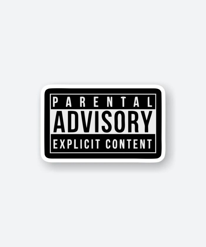 Parental Advisory Sticker