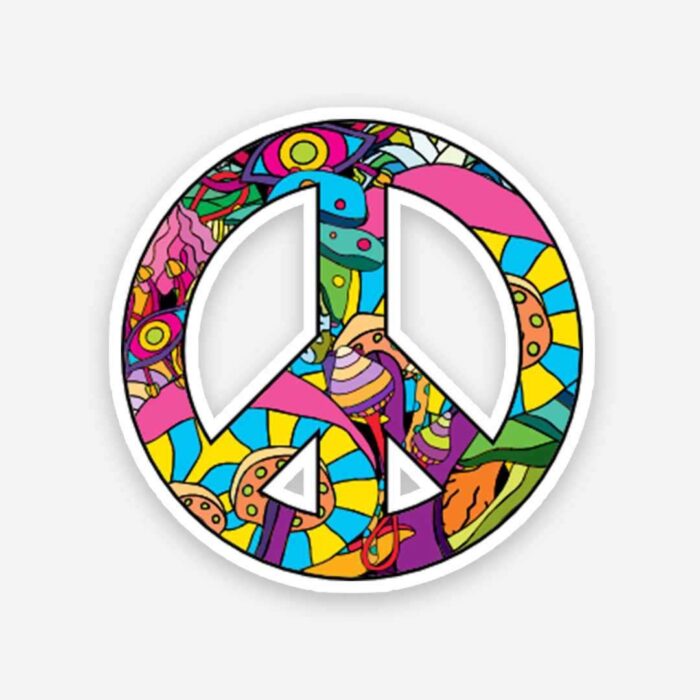 Peace Graffiti sticker