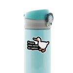 Peace Was Never An Option Witty Stickers