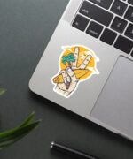 Peaceful Surfer Sticker