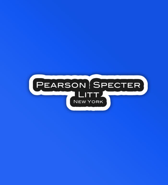 Pearson Specter Litt   Suits Laptop   Mobile Sticker