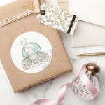 Pebbles A Little Birdy Told Me Classic Round Sticker