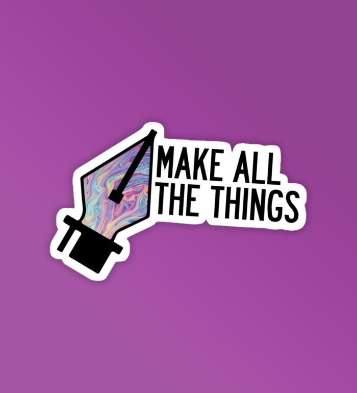 Pen Tool Laptop Mobile Stickers