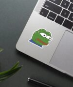 Pepe Worried Sticker