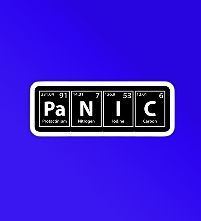Periodic Panic Sticker