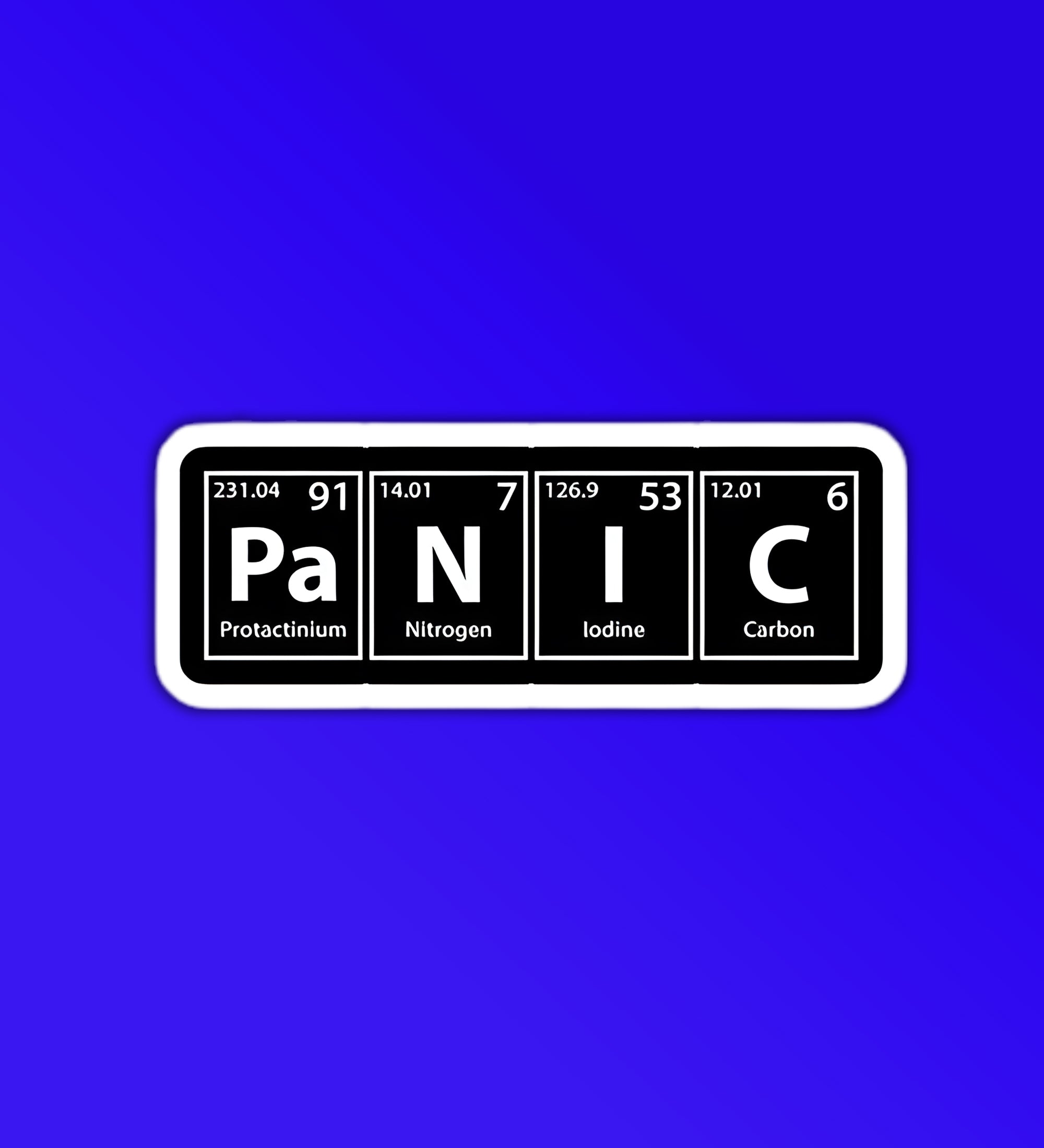Periodic Panic Sticker Periodic Panic Sticker