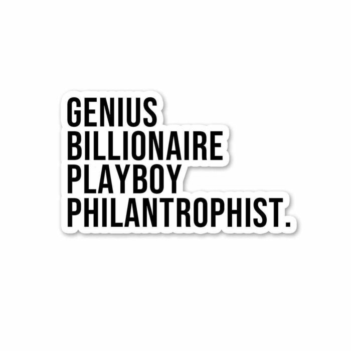 Philanthrophist Sticker
