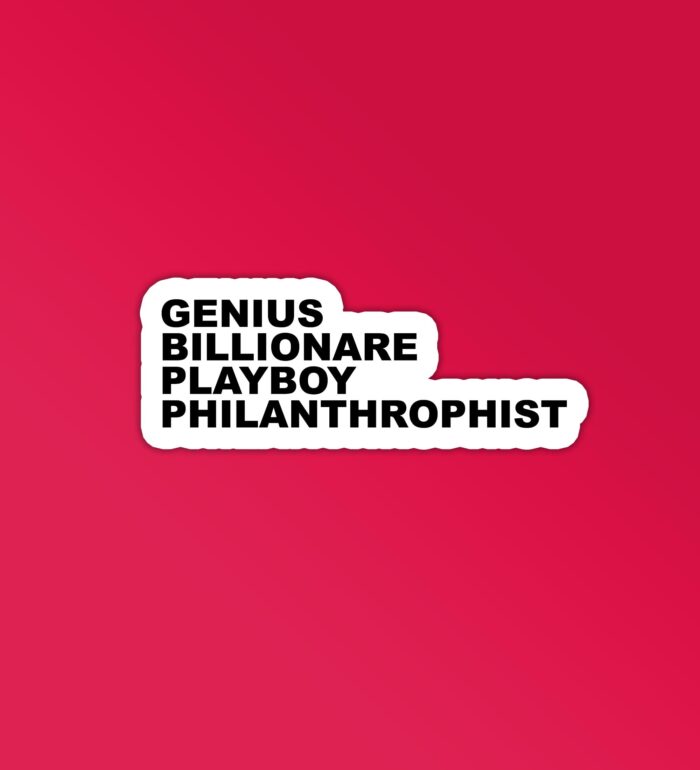 Philantrhophist Sticker