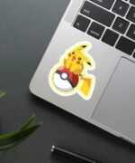 Pikachuu Pokeball Sticker