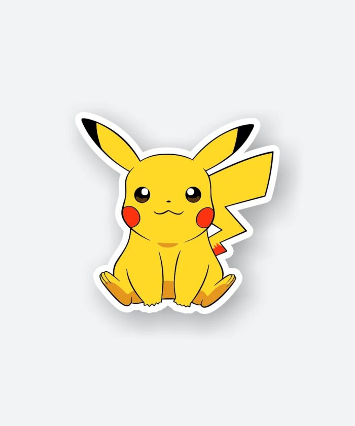 Pikachuuu Cute Sticker