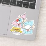 Pinky And The Brain   Retro Character Graphics Sticker