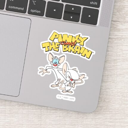 Pinky And The Brain   Show Logo Sticker