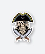 Pirate Captain Sticker