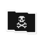 Pirate Hacker Sticker
