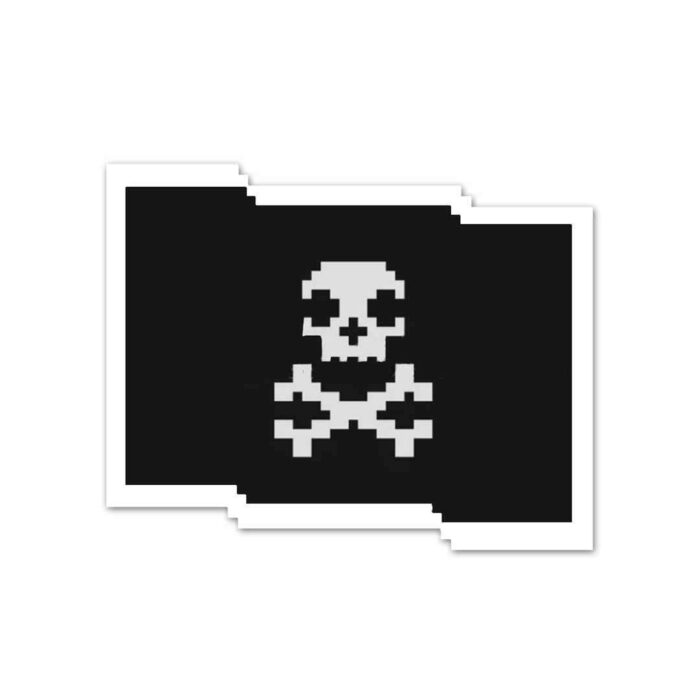 Pirate Hacker Sticker