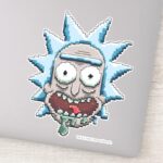 Pixelverse Rick Drooling Head Sticker