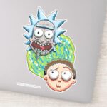 Pixelverse Rick And Morty Portal Graphic Sticker