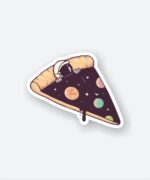 Pizza In Space Sticker