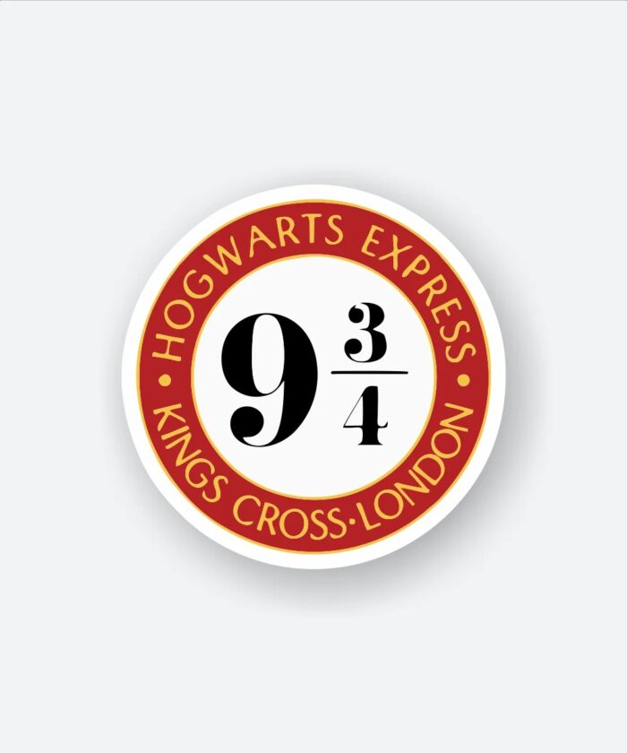 Platform 9 34 Harry Potter Sticker