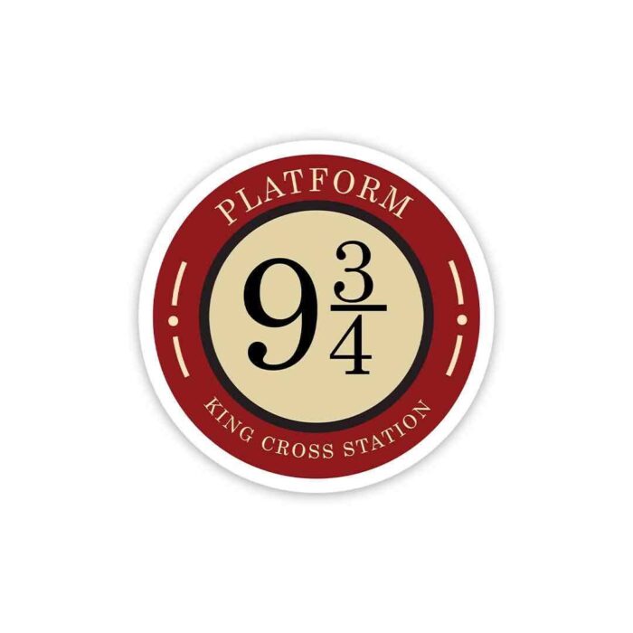 Platform Nine And Three Quarters Sticker